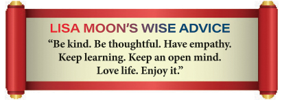 Lisa Moon's Wise Advice Scroll